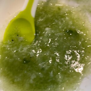 離乳食【初期】冷凍ほうれん草ペースト～管理栄養士